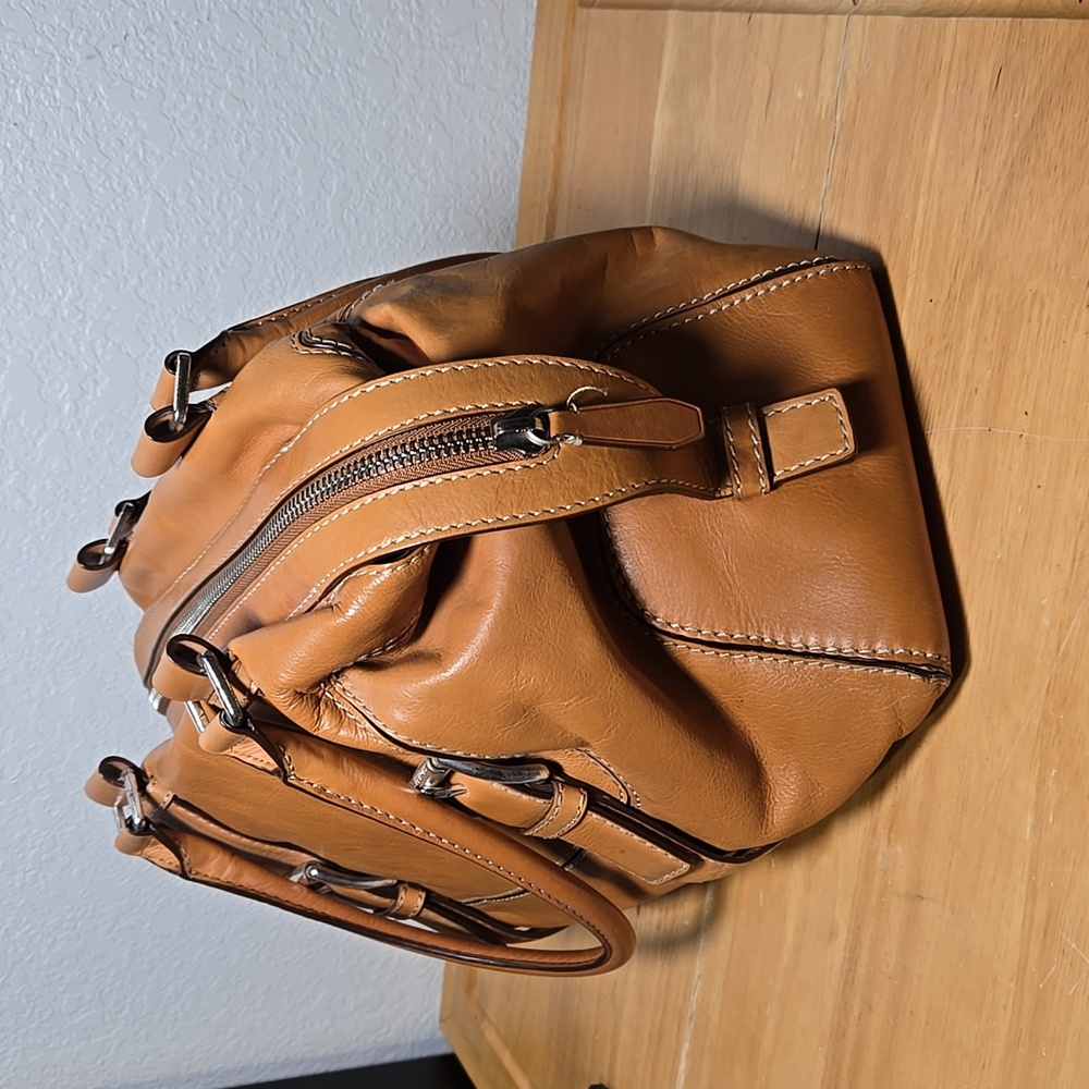 Tan Leather Handbag - Picture 2 of 4